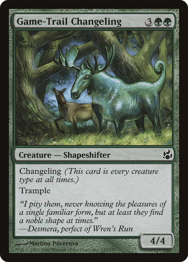 Game-Trail Changeling [Morningtide] Foil