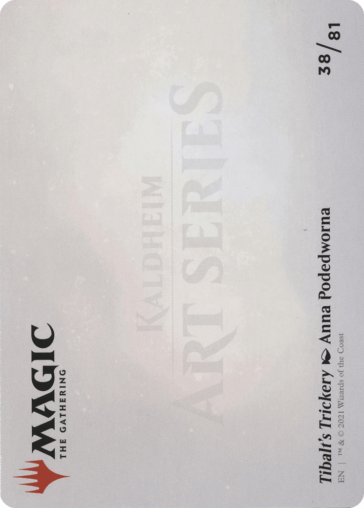 Tibalt's Trickery // Tibalt's Trickery (AKHM-038) - Kaldheim Art Series (Borderless) Foil