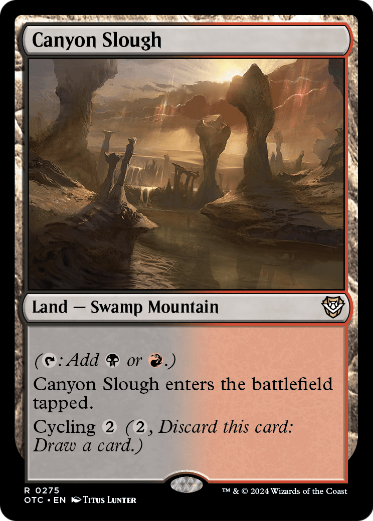 Canyon Slough [Outlaws of Thunder Junction Commander]