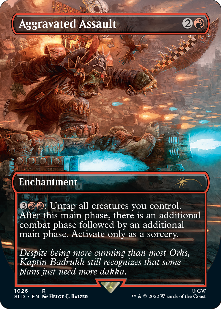 Aggravated Assault (Borderless) [Secret Lair Drop Series] Foil