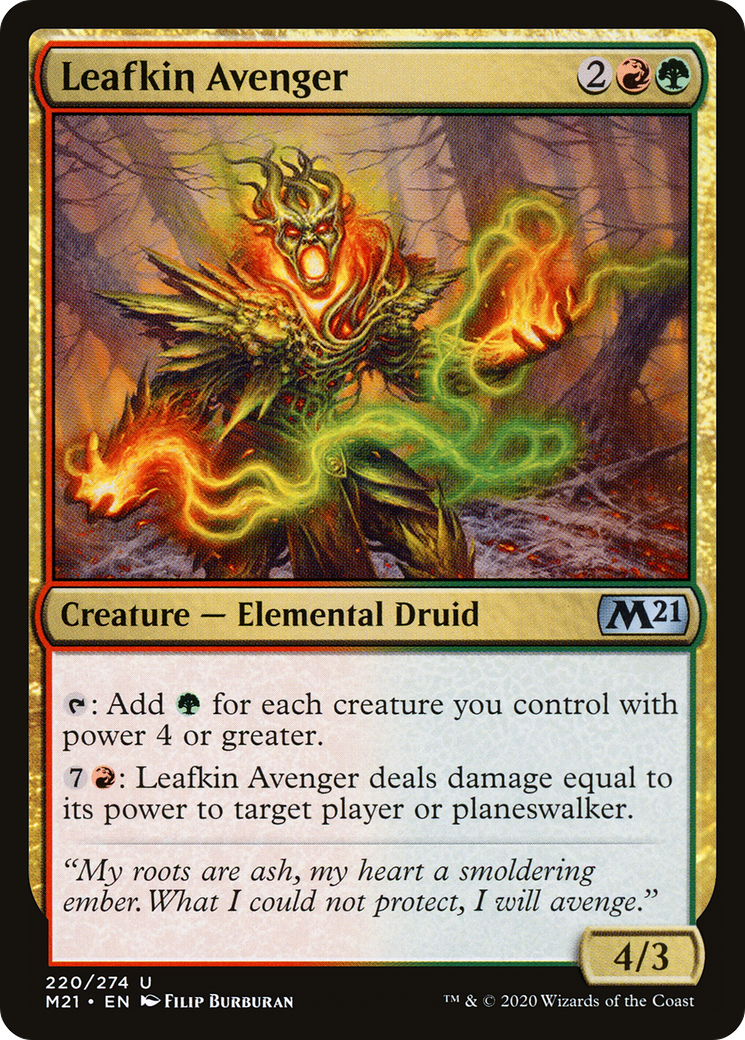 Leafkin Avenger [Core Set 2021] Foil