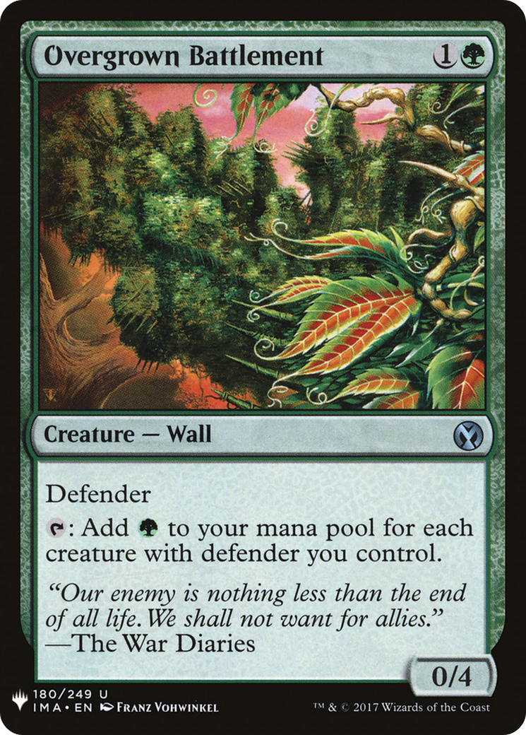 Overgrown Battlement |  (IMA-180) [The List]