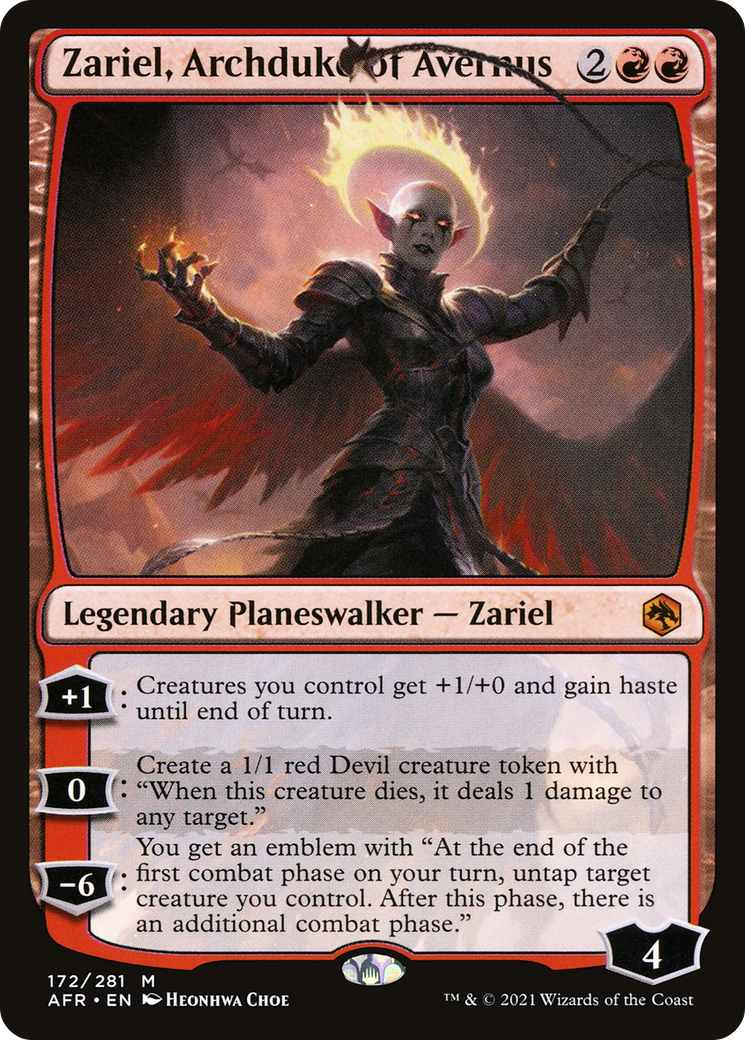 Zariel, Archduke of Avernus [Dungeons & Dragons: Adventures in the Forgotten Realms] Foil