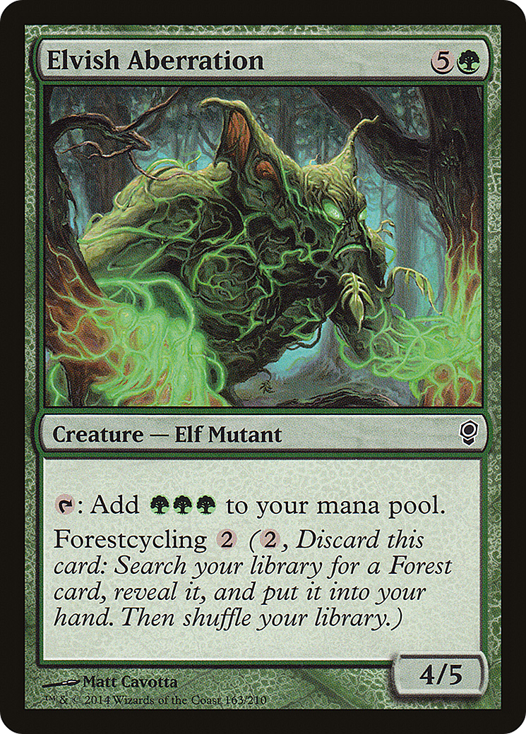 Elvish Aberration [Conspiracy] Foil