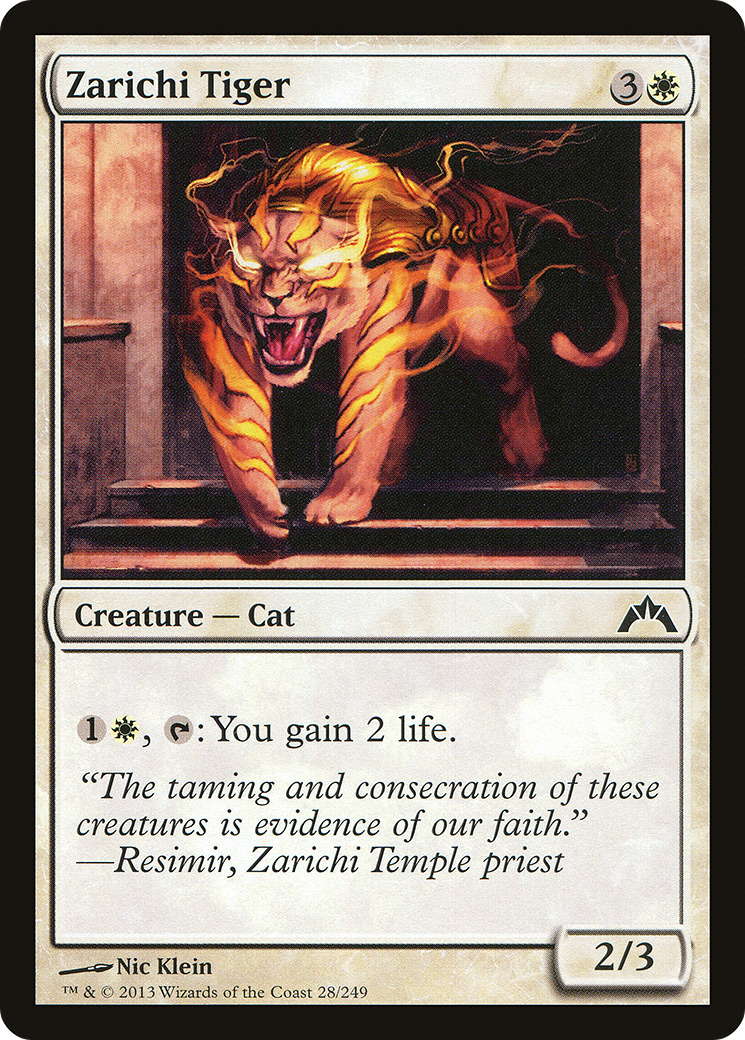 Zarichi Tiger [Gatecrash] Foil