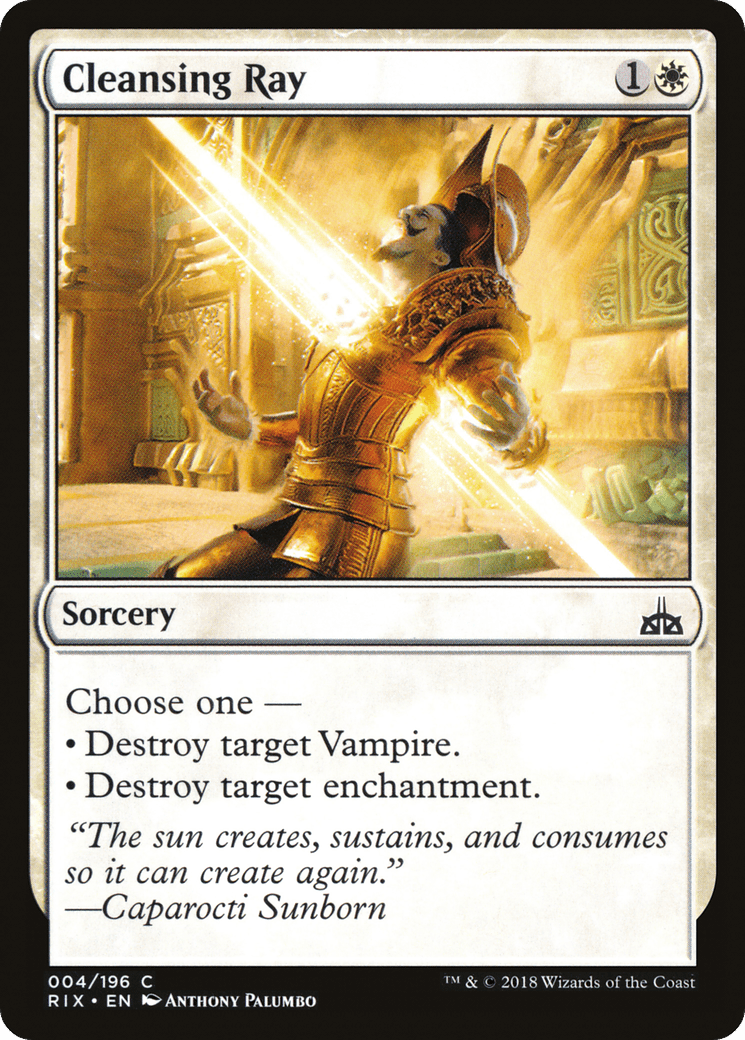Cleansing Ray [Rivals of Ixalan] Foil
