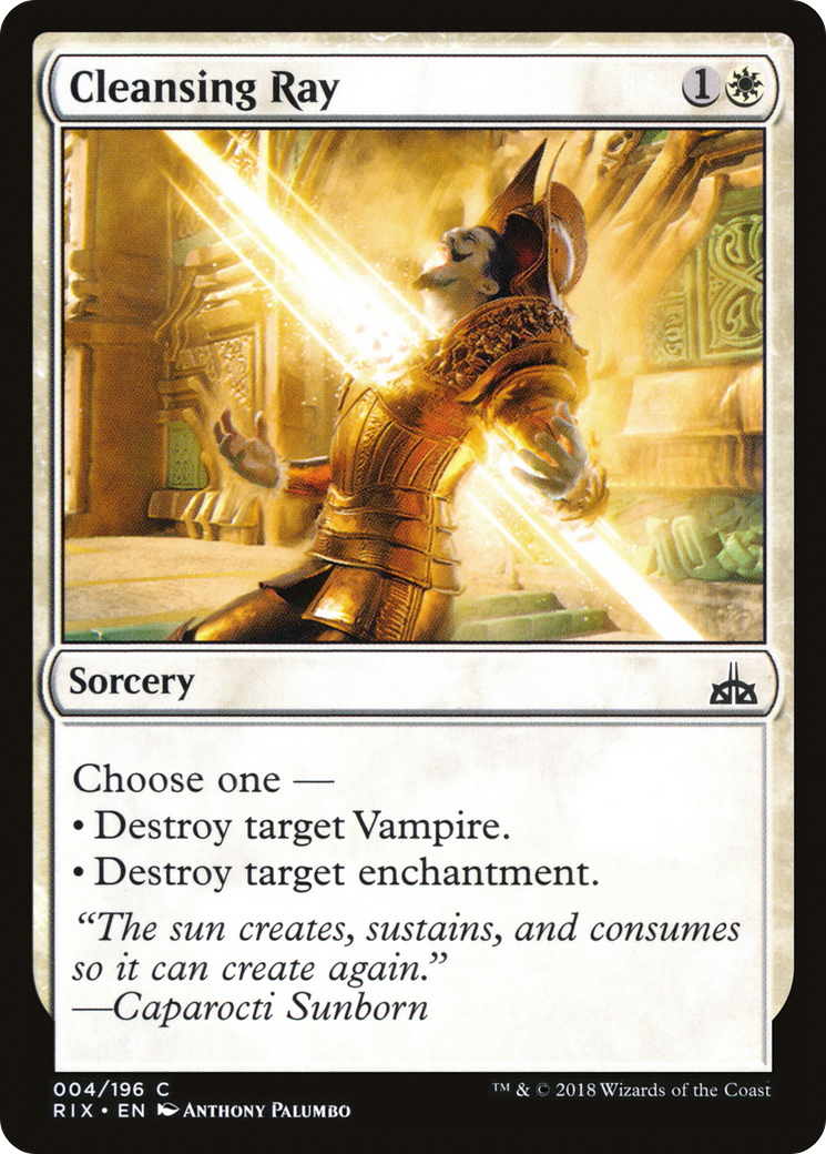Cleansing Ray [Rivals of Ixalan] Foil
