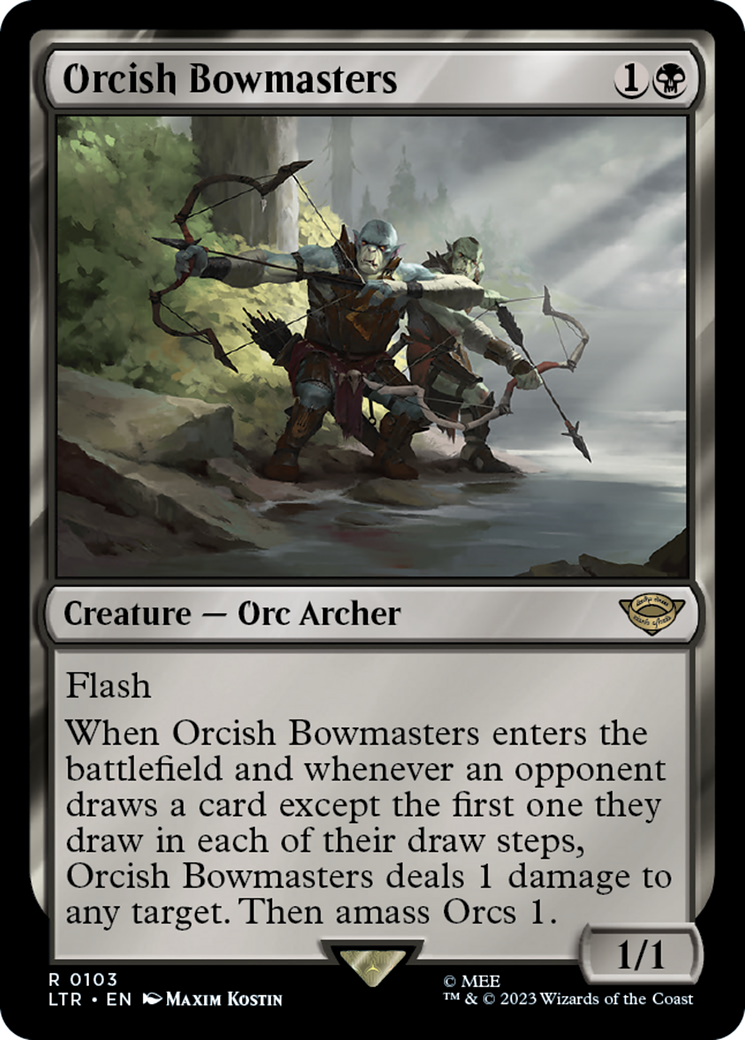 Orcish Bowmasters [The Lord of the Rings: Tales of Middle-Earth] Foil