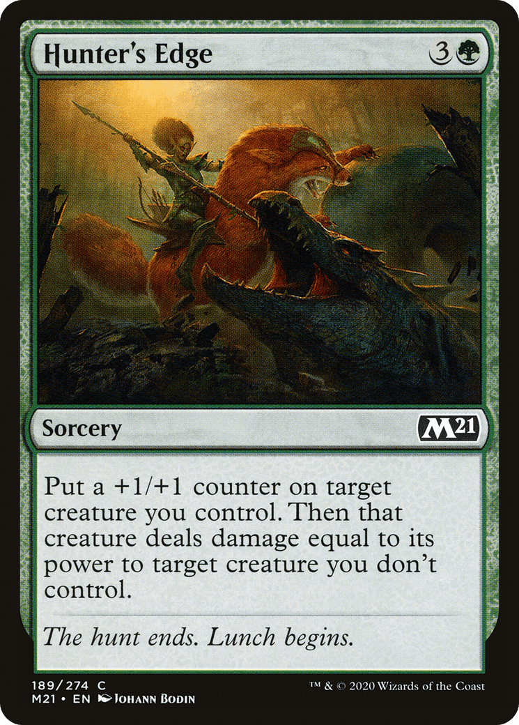 Hunter's Edge [Core Set 2021] Foil