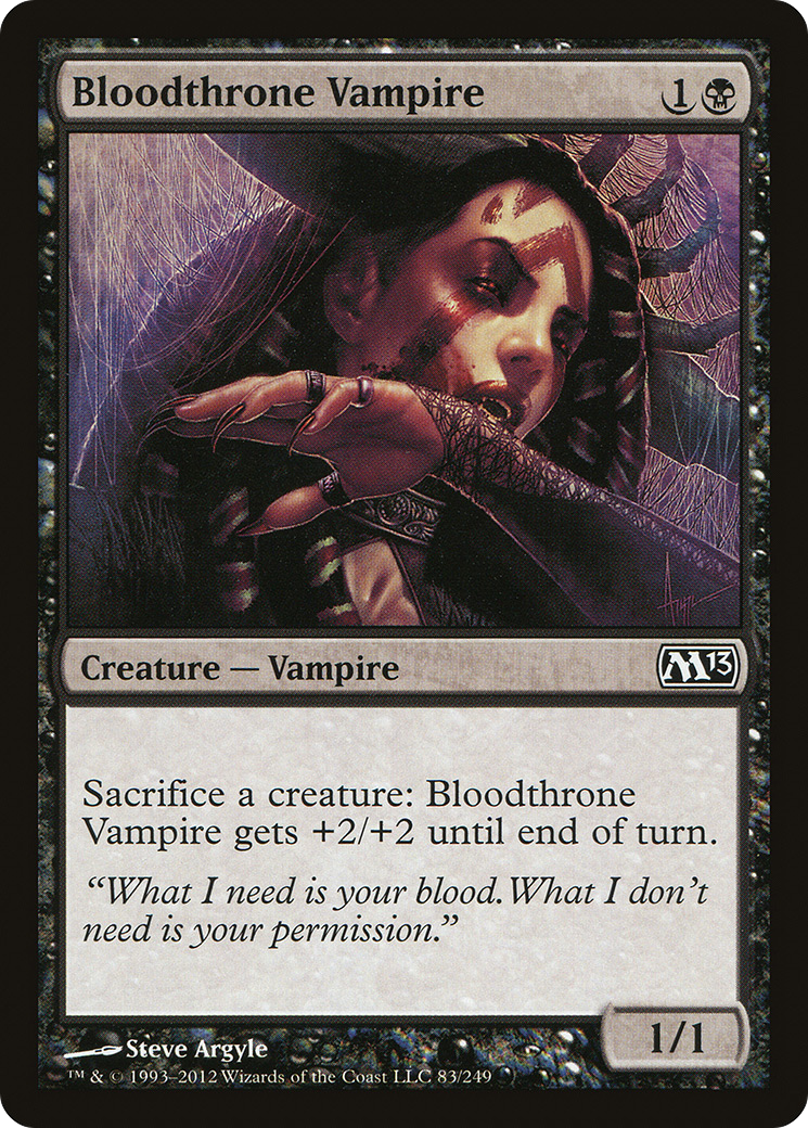 Bloodthrone Vampire [Magic 2013] Foil