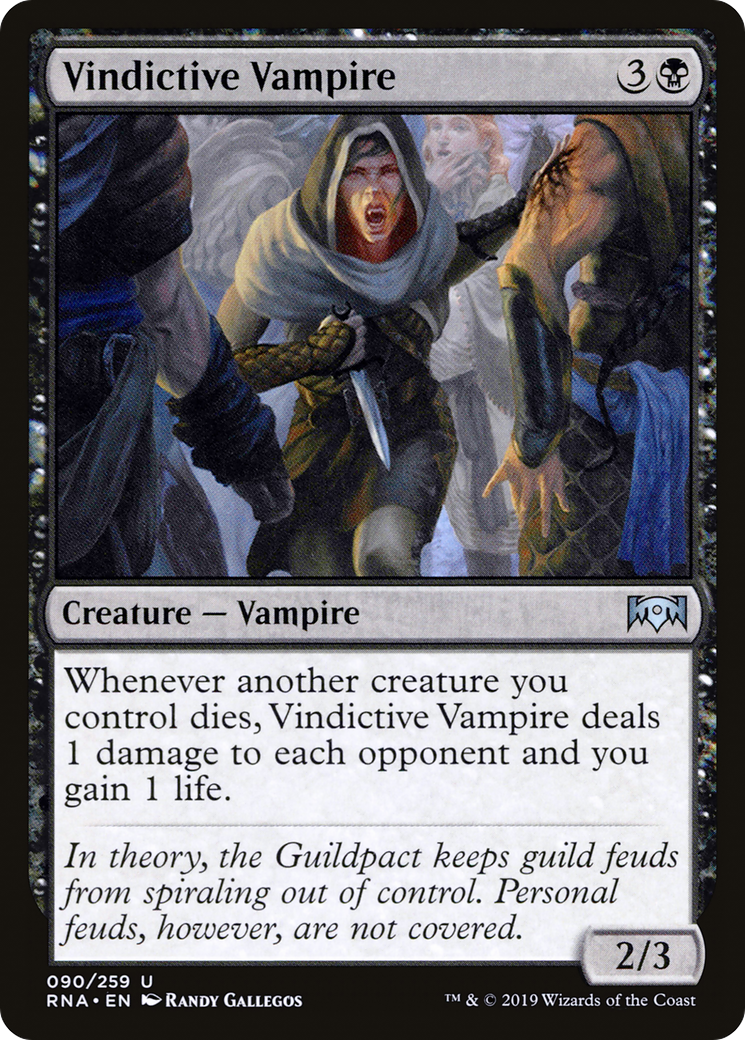 Vindictive Vampire [Ravnica Allegiance] Foil