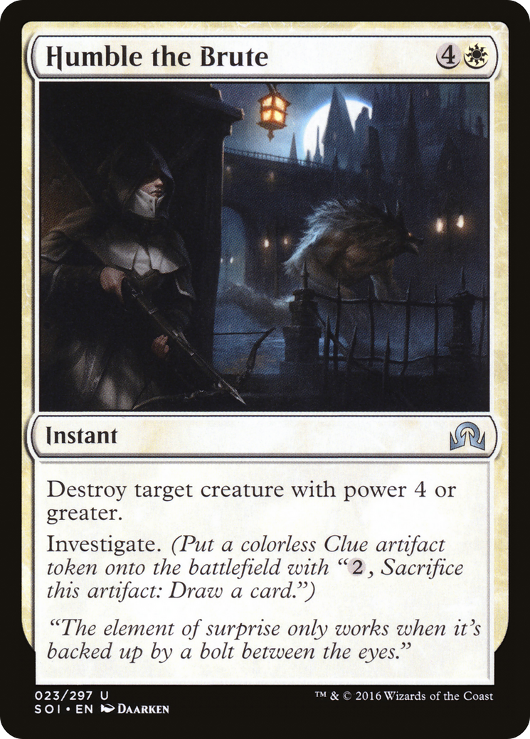 Humble the Brute [Shadows over Innistrad] Foil