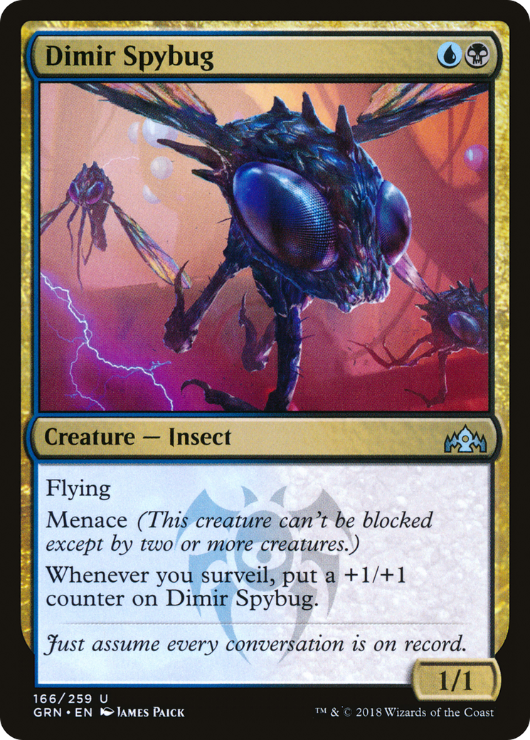 Dimir Spybug [Guilds of Ravnica] Foil