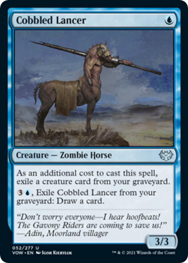 Cobbled Lancer 52/277 (Innistrad: Crimson Vow) 