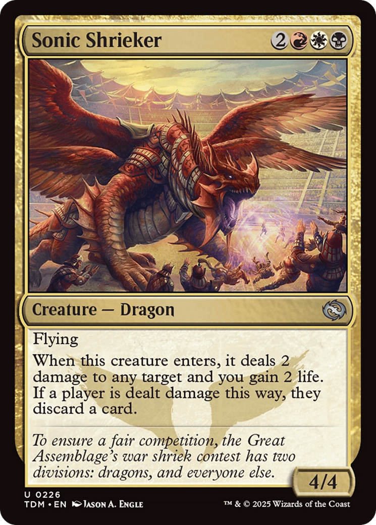 Sonic Shrieker (226) [Tarkir: Dragonstorm]  Foil