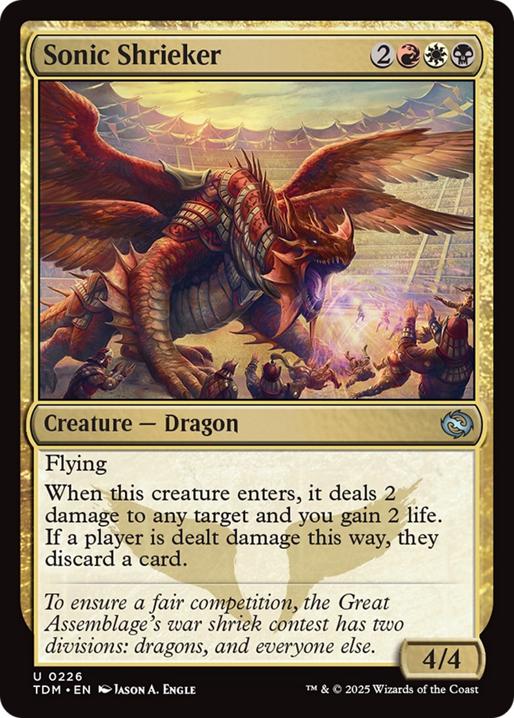 Sonic Shrieker (226) [Tarkir: Dragonstorm]  Foil