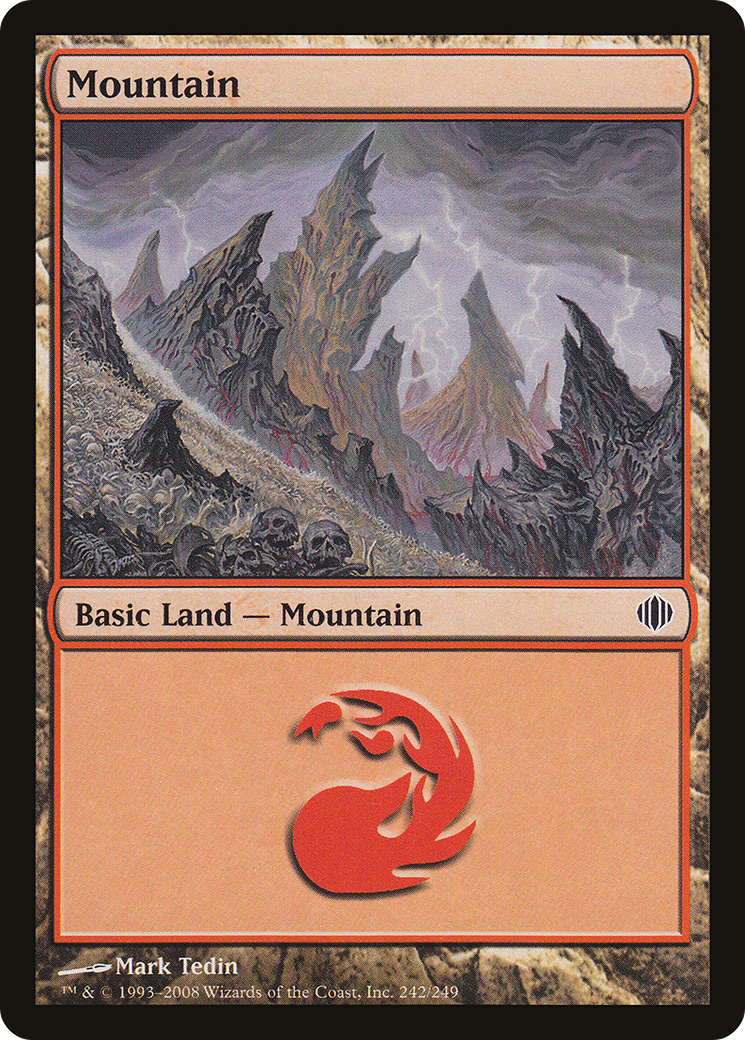 Mountain (242) [Shards of Alara] Foil