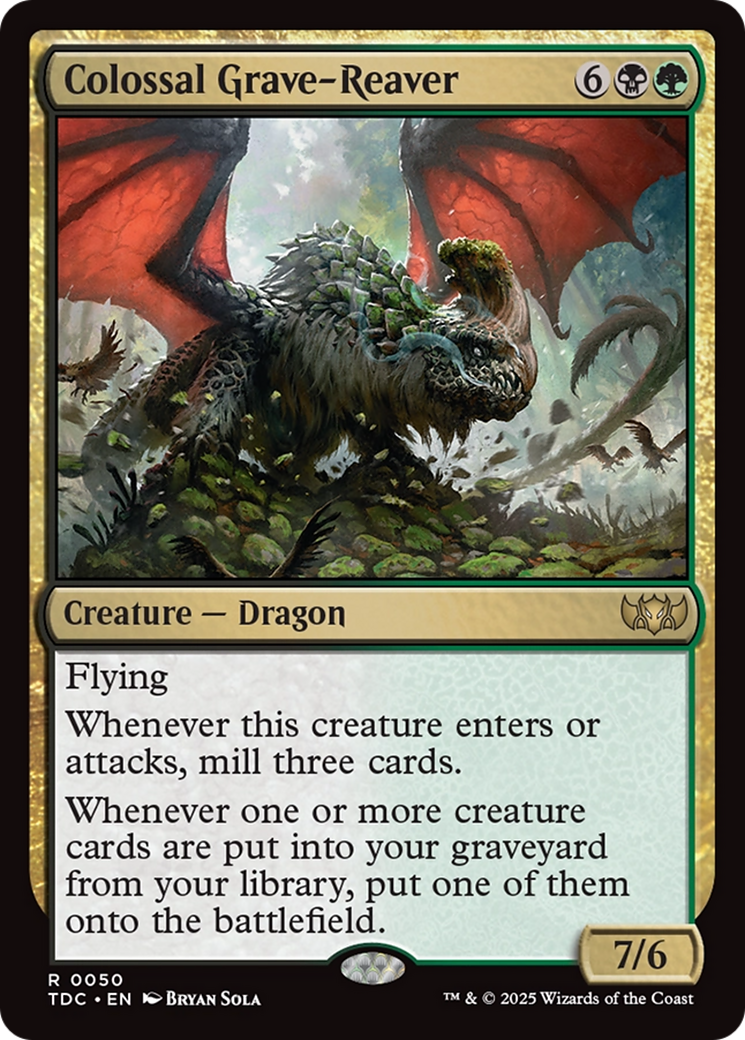 Colossal Grave-Reaver (050) [Commander: Tarkir: Dragonstorm]