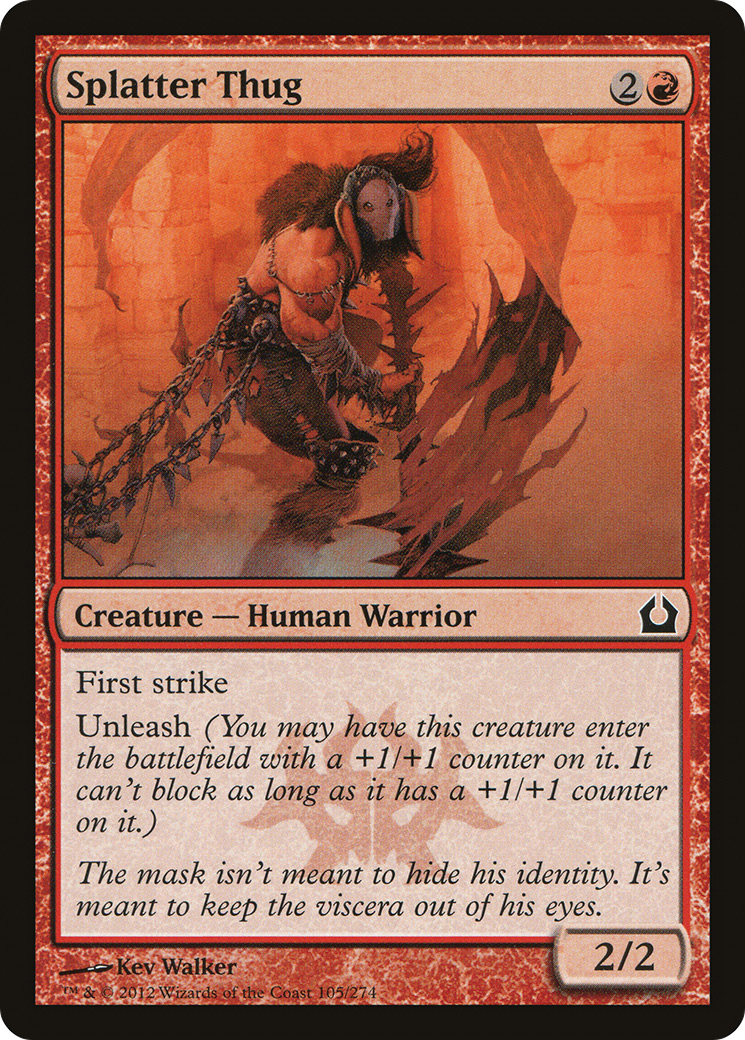 Splatter Thug [Return to Ravnica] Foil