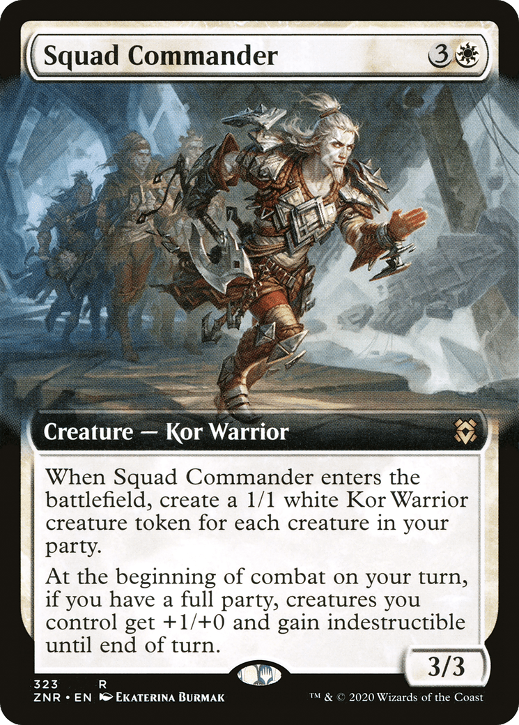 Squad Commander (Extended Art) [Zendikar Rising] Foil
