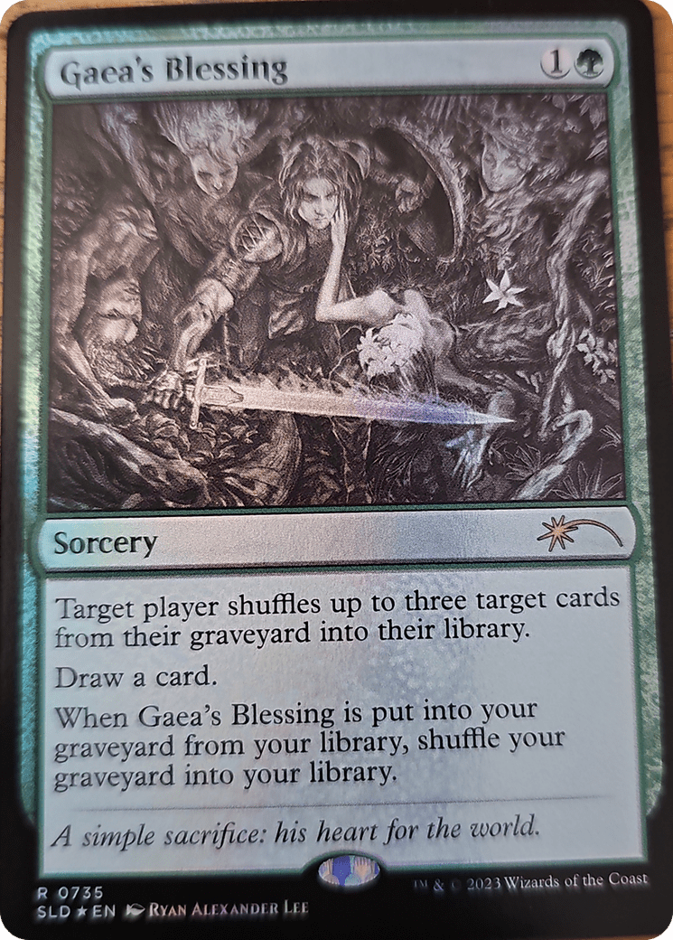Gaea's Blessing (Sketch Showcase) [Secret Lair Drop Series] Foil