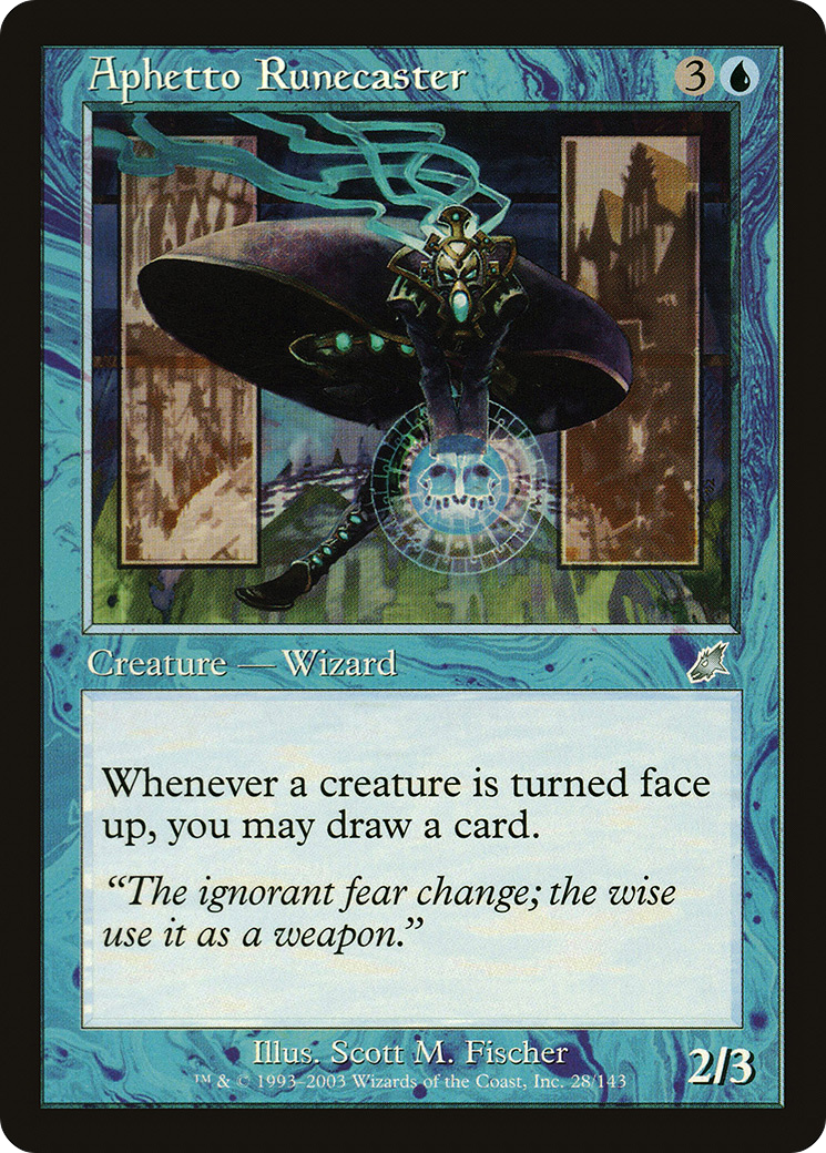 Aphetto Runecaster [Scourge] Foil