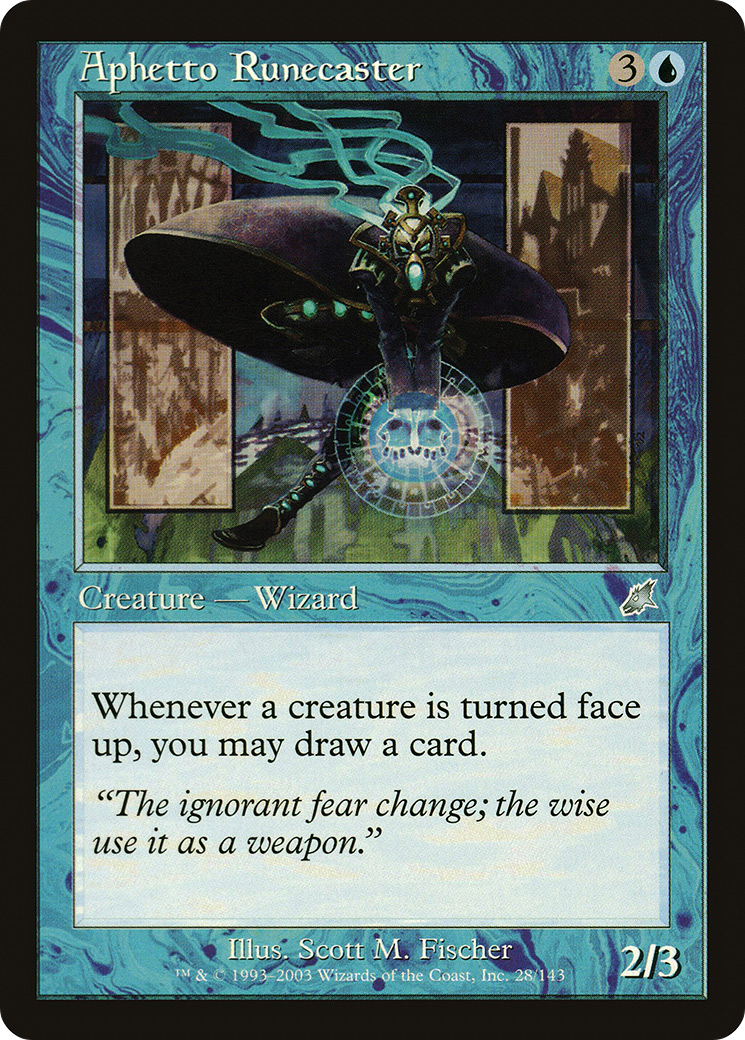 Aphetto Runecaster [Scourge] Foil