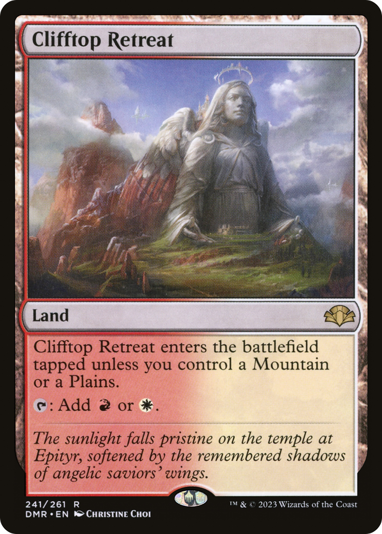 Clifftop Retreat [Dominaria Remastered] Foil
