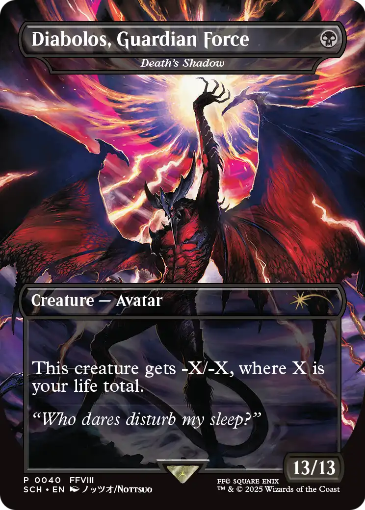 Diabolos, Guardian Force - Death's Shadow |  Foil (040) [Standard Showdown Promos]