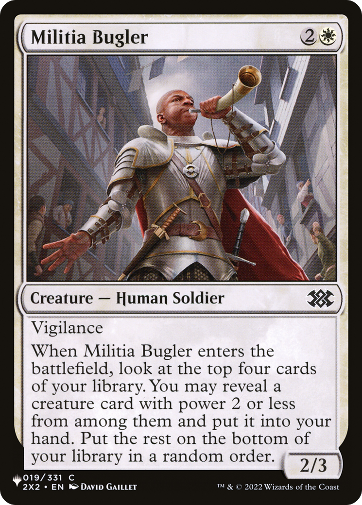 Militia Bugler |  (2X2-19) [The List]