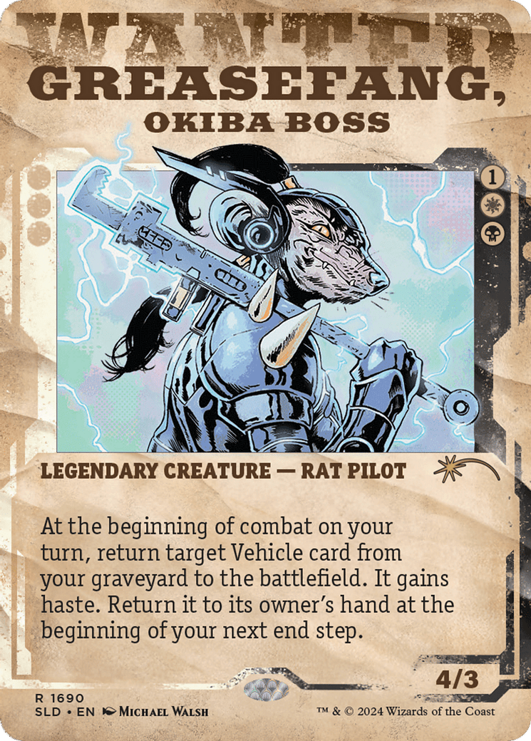 Greasefang, Okiba Boss [Secret Lair Drop Series] Foil