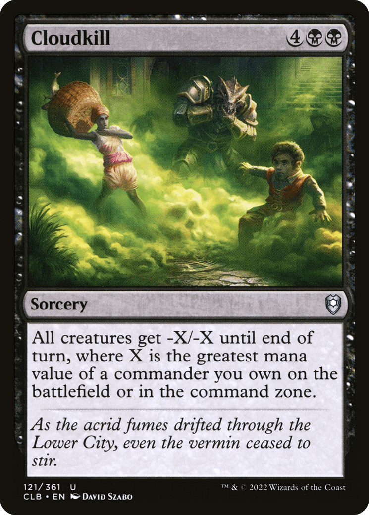 Cloudkill [Commander Legends: Battle for Baldur's Gate] Foil