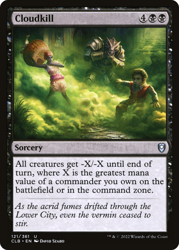 Cloudkill [Commander Legends: Battle for Baldur's Gate] Foil