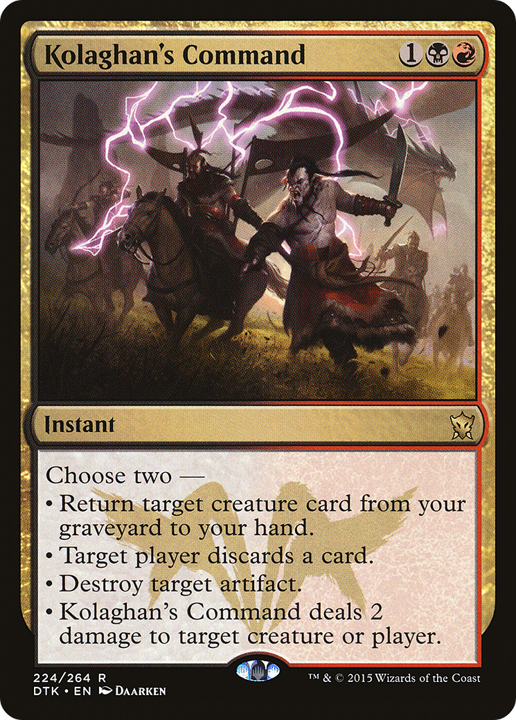 Kolaghan's Command [Dragons of Tarkir] Foil