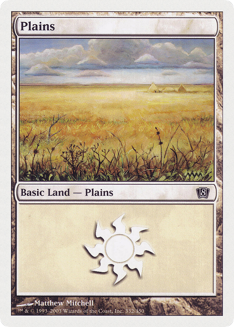 Plains (332) [Eighth Edition] Foil