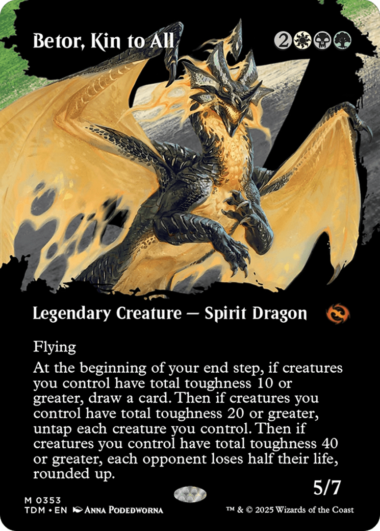 Betor, Kin to All (Borderless) (353) [Tarkir: Dragonstorm]