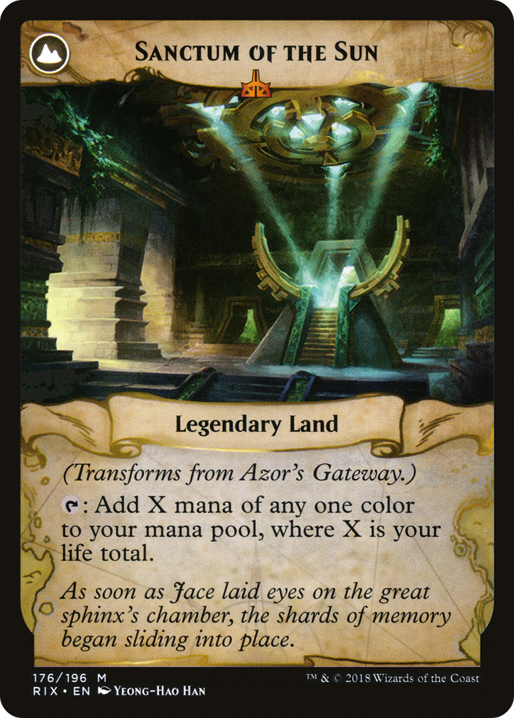 Azor's Gateway // Sanctum of the Sun |  (RIX-176) [The List]