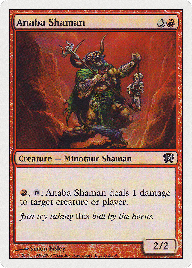 Anaba Shaman [Ninth Edition] Foil