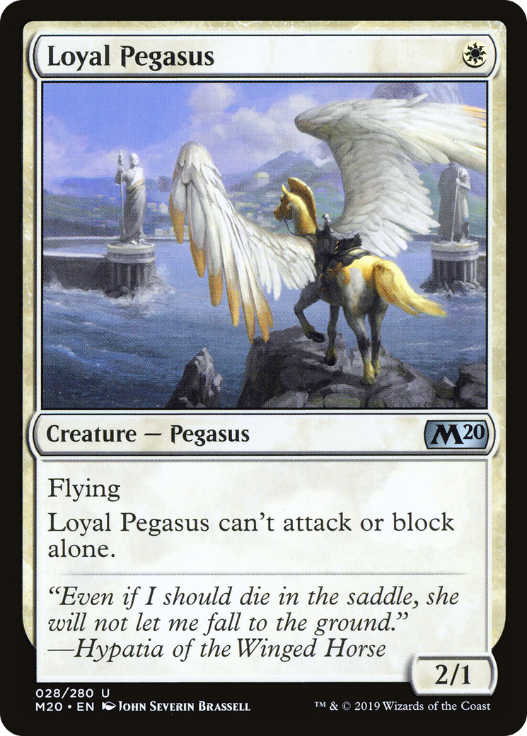 Loyal Pegasus [Core Set 2020] Foil
