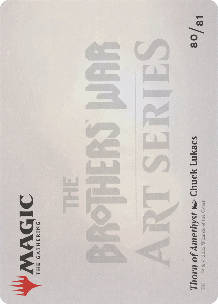 Thorn of Amethyst // Thorn of Amethyst (ABRO-080) - The Brothers' War Art Series (Borderless)