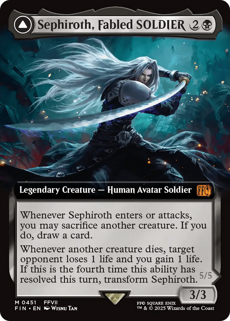Sephiroth, Fabled SOLDIER (Extended Art) (451) [FINAL FANTASY]