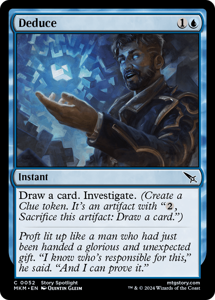 Deduce [Murders at Karlov Manor] Foil