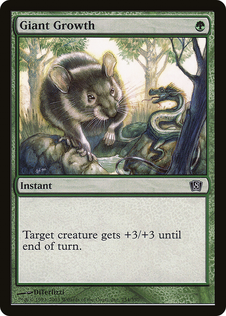 Giant Growth [Eighth Edition] Foil