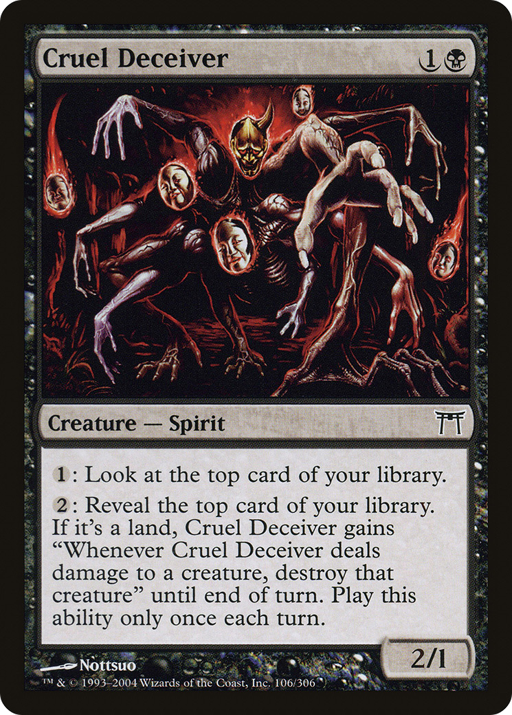 Cruel Deceiver [Champions of Kamigawa] Foil
