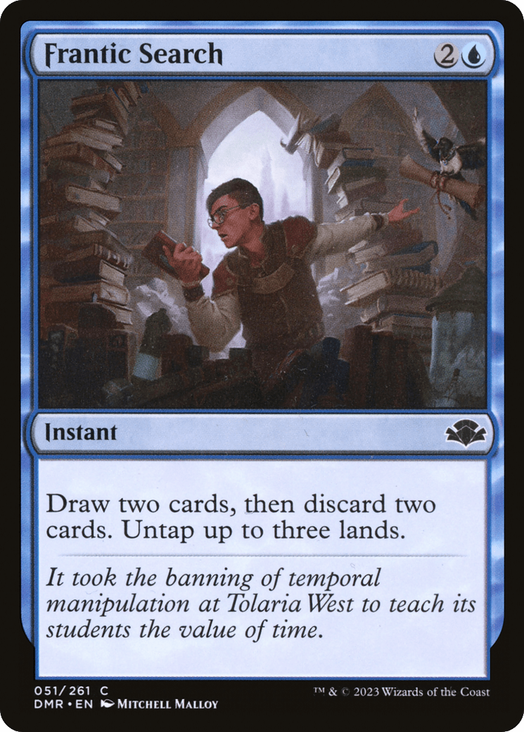Frantic Search [Dominaria Remastered] Foil