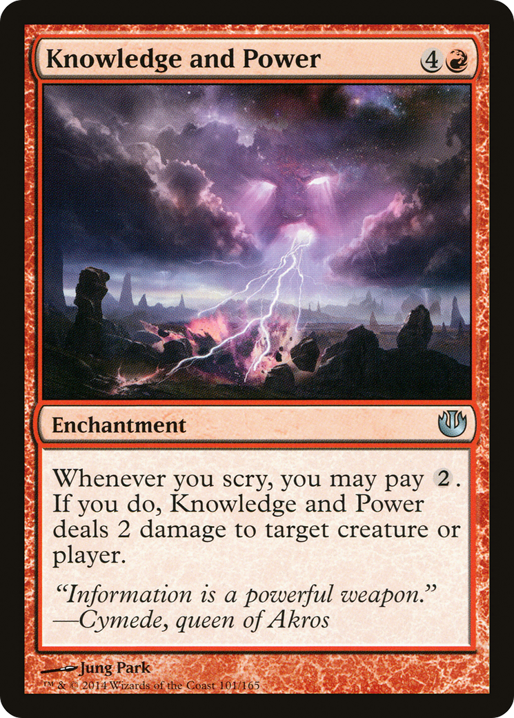 Knowledge and Power [Journey into Nyx] Foil
