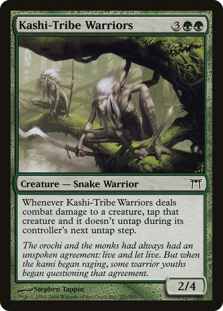 Kashi-Tribe Warriors [Champions of Kamigawa] Foil