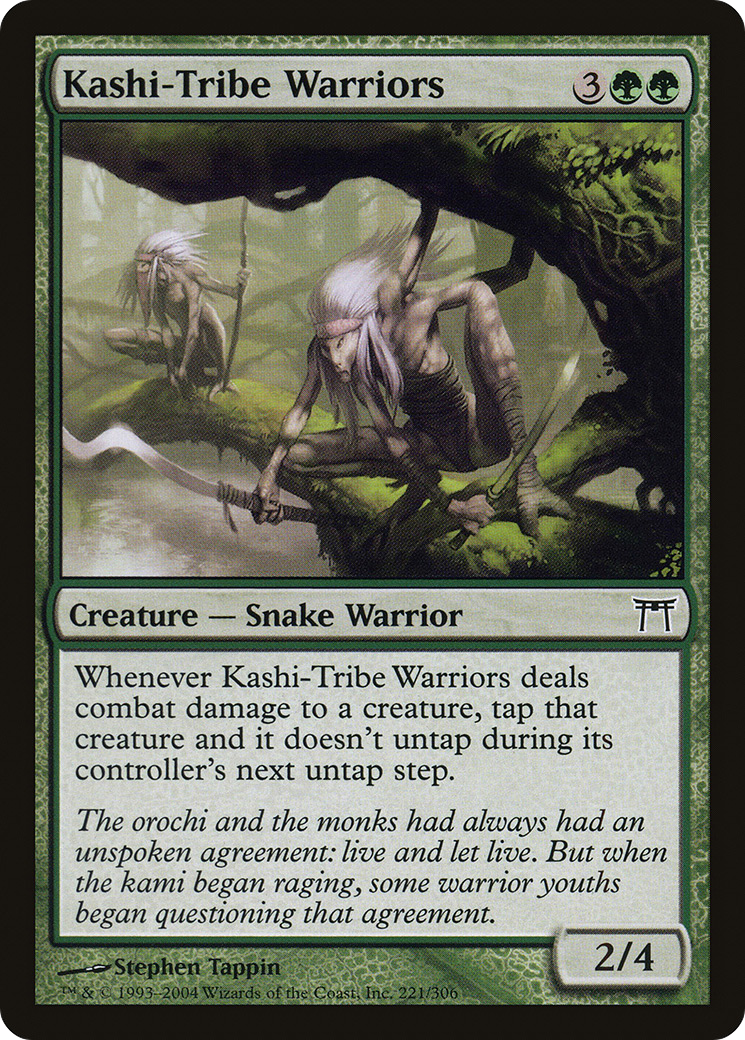 Kashi-Tribe Warriors [Champions of Kamigawa] Foil