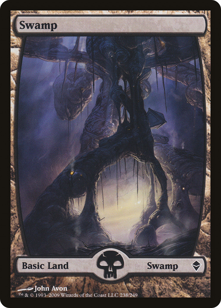 Swamp (238) [Zendikar] Foil