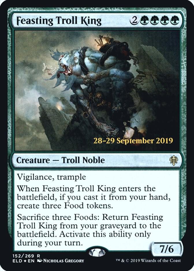Feasting Troll King 152s/152 (Prerelease Cards)  - Foil